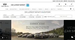 Desktop Screenshot of lupientinfiniti.com